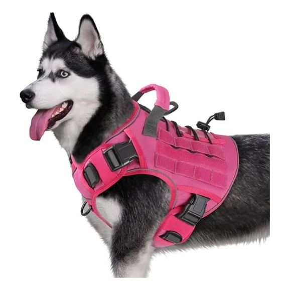 Small to Large Dog Harness Reflective Strips Chest Strap Chew Prevent Vest For Aggressive Pullers Walking Training Gear