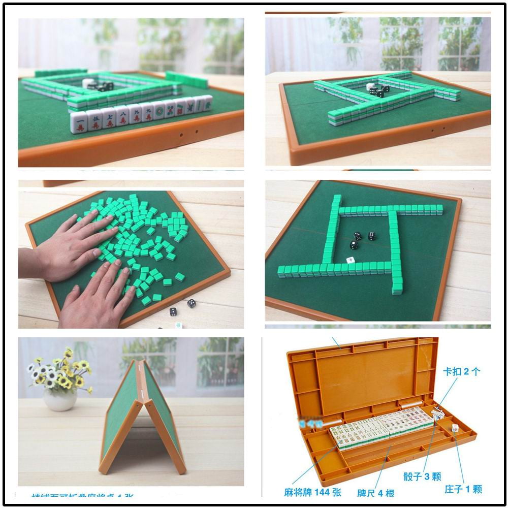 Vita Mahjong Set – 65 Acrylic Tiles With Halloween Witch Theme | Portable Travel Mahjong For Beach & Parties