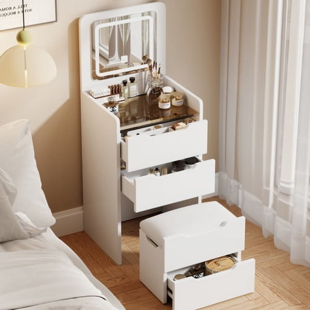 Small vanity unit, 3-in-1 vanity unit with flip top mirror, vanity unit ...