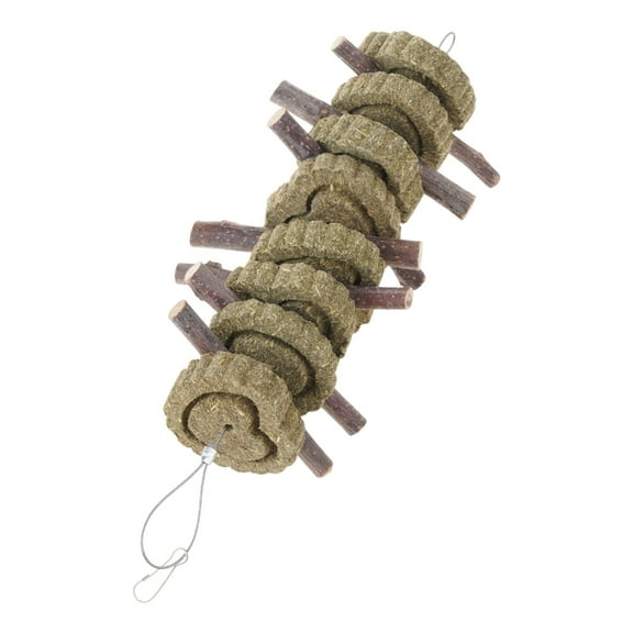 SmallAn1ma1Grass Cookie Wood Sticks Teeth Exercise for Rabbit Squirrel Hamster