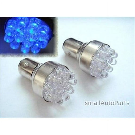 SmallAutoParts Blue 1157 12-Led Bulbs - Set Of 2