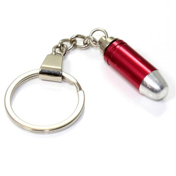 SmallAutoParts Red Bullet Keychain