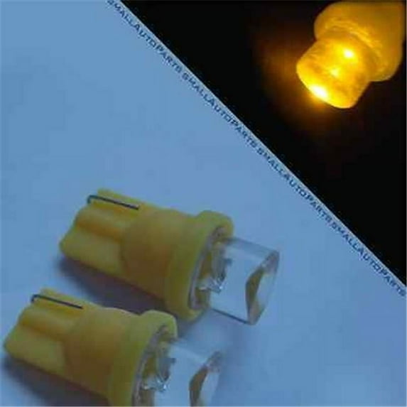 SmallAutoParts Yellow T10 Led Bulbs - Set Of 2