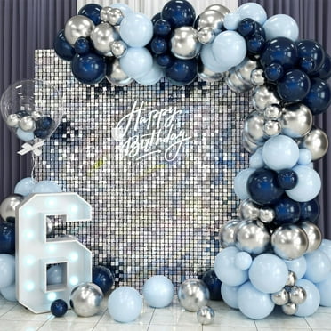 SmallPink Shimmer Wall Backdrop 18Pcs Iridescent Square Sequin Shimer Wall Panel for Birthday Party Wedding Decorations