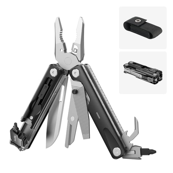 SmallRig 16-in-1 EDC Multitool, Compact Aluminum Multi Tool with Pliers, Scissors, Screwdrivers, Wrenches, Ruler, Portable Folding Tool Kit for Photography, Filmmaking, Camera, Outdoor, Daily Use-529