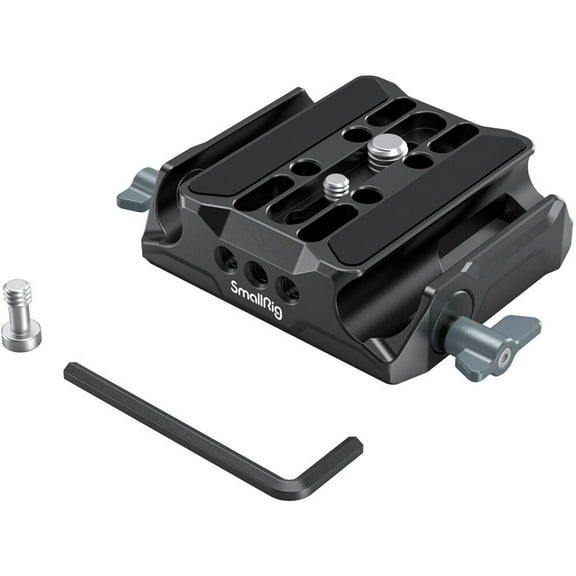 SmallRig 3357 Universal LWS Baseplate with Dual 15mm Rod Clamp