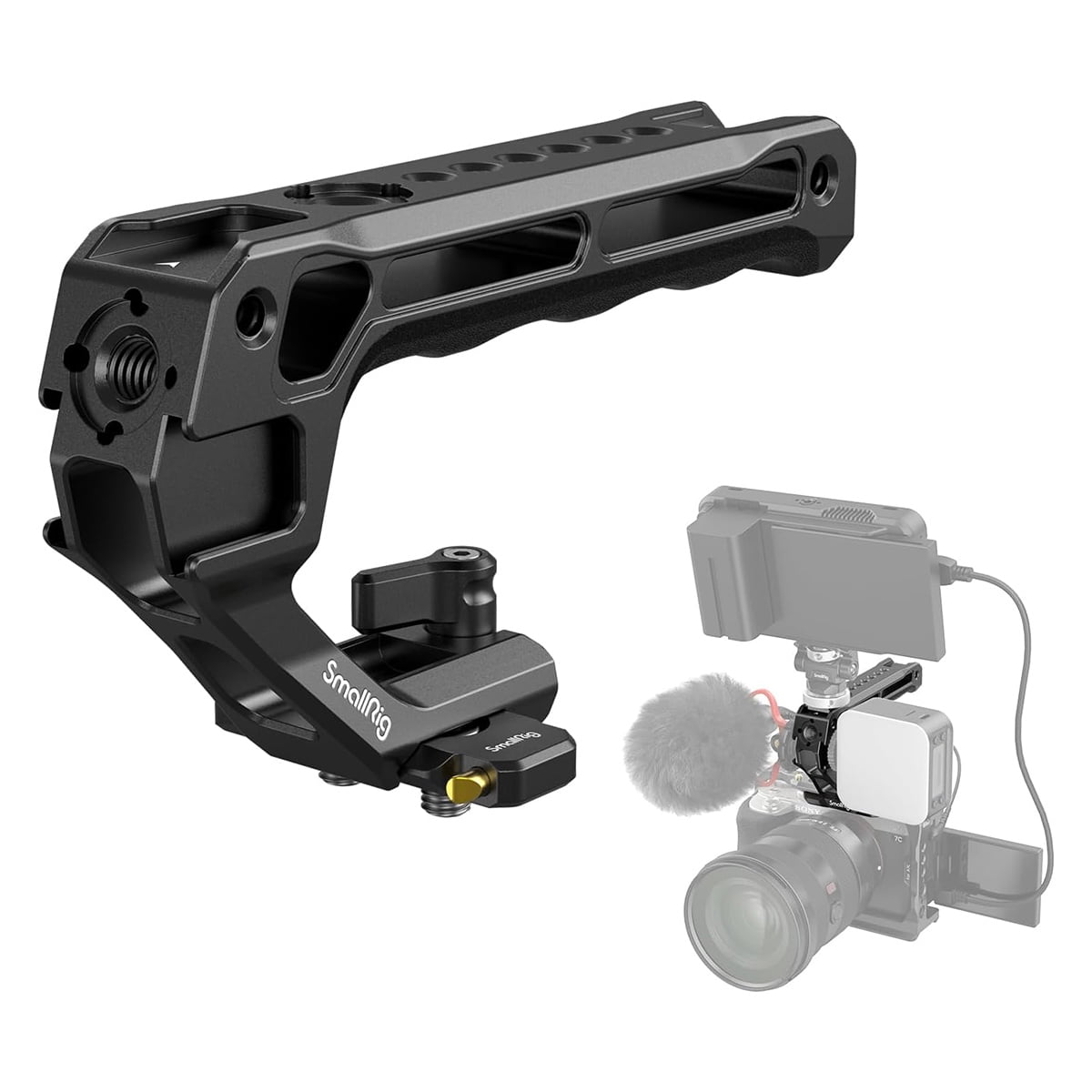 SmallRig 3766 NATO Top Handle with 50mm Low-Profile Rail - Walmart.com