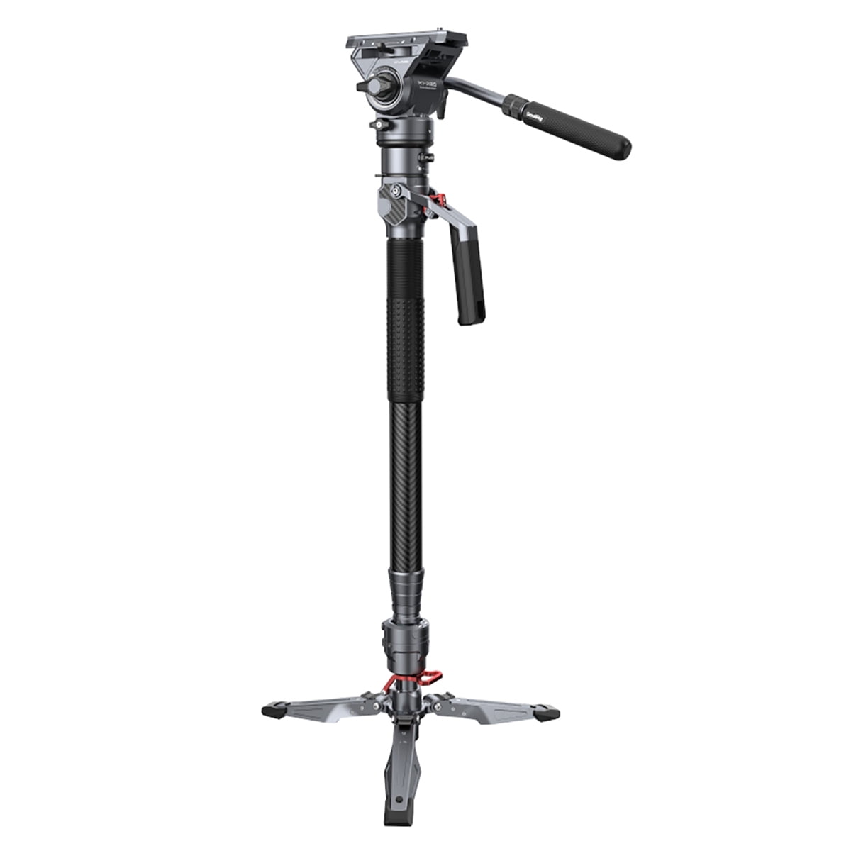 Small Rig Monopod SmallRig 5565 Carbon Fiber Video Monopod with Fluid Head 68.9 ...