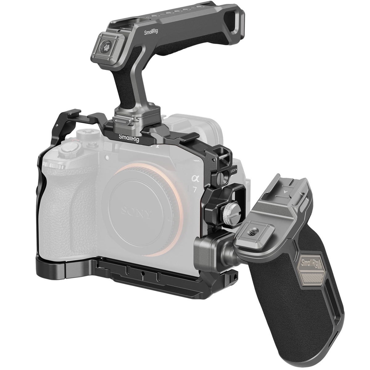 Sony Alpha 4 Rig SmallRig Advanced Edition HawkLock Full Camera Cage Kit for Sony Alpha ...