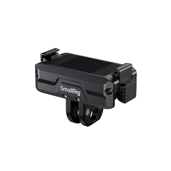 SmallRig Bidirectional Quick Release Folding 1/4"-20 Thread Adapter Mount with 2-Prong Mount, Black
