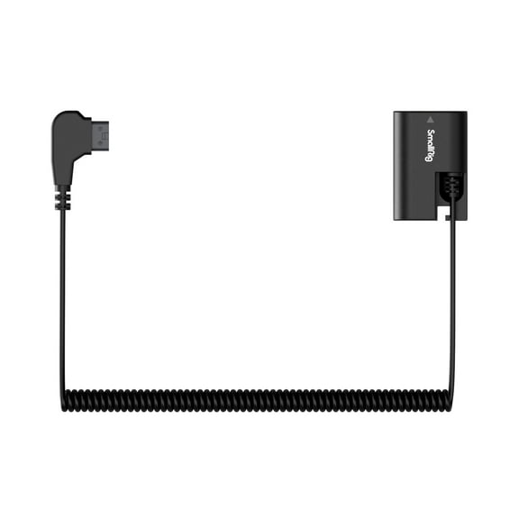 SmallRig D-TAP to LP-E6NH Dummy Battery, LP-E6NH Coiled Power Cable for Canon R5, R6, R7, R, R5C, 5D II/III/IV, 6D, 6D II, 7D, 7D II, 60D, 70D, 80D, 90D, XC10, XC15, 5DS, 5DSR Cameras - 4252
