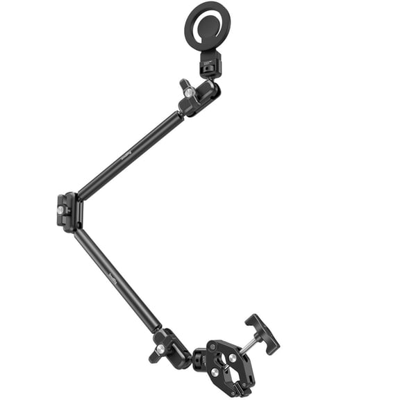 SmallRig "Desktop Magic Arm with Crab-Shaped Clamp Kit, MagSafe-Compatible Edition, Black