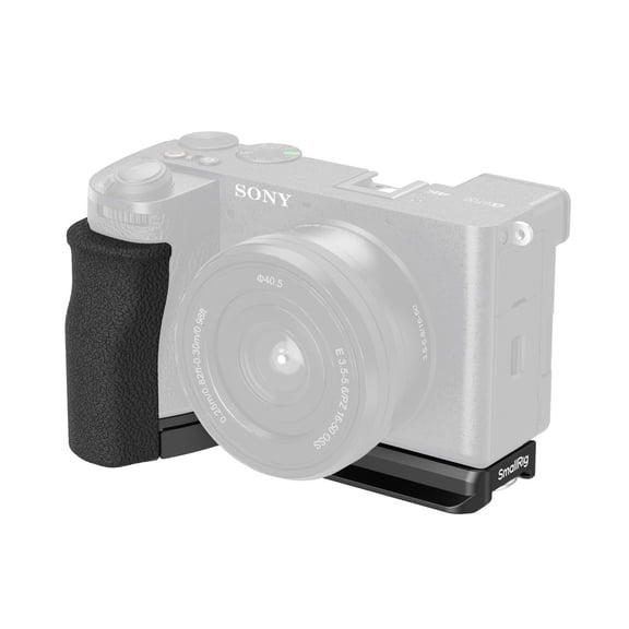 SmallRig L-Shape Mount Plate with Silicone Handle for Sony Alpha 6700 Camera, Black