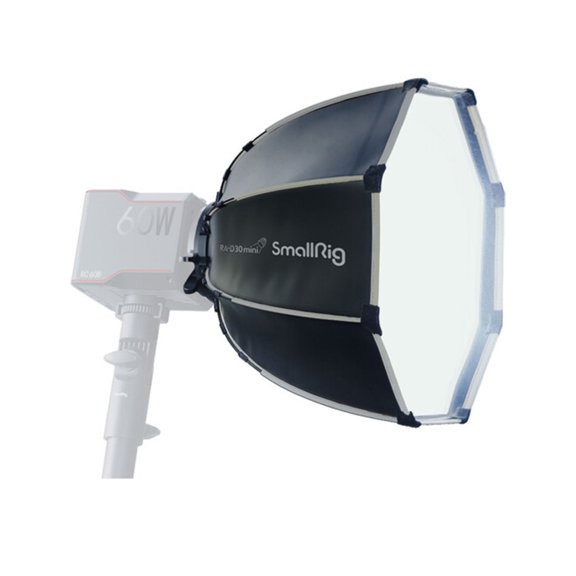 SmallRig Mini Parabolic Softbox RA-D30 29cm Quick Release, Compatible with SmallRig RC 60B COB LED Video Light - 4358