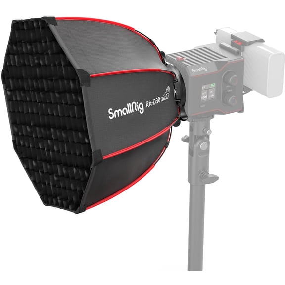SmallRig Mini Parabolic Softbox RA-D30 29cm Quick Release, Compatible with SmallRig RC 60B COB LED Video Light - 4358