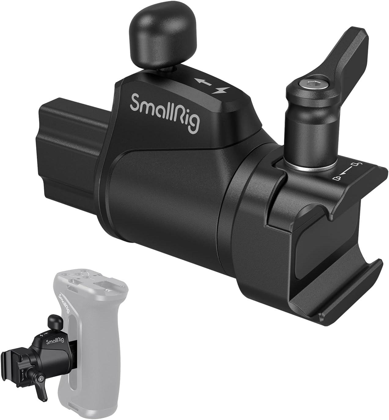 SmallRig NATO Handle Rotatable Adapter Part Universal for Left and ...