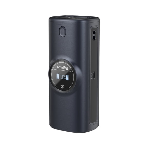 SmallRig Power Bank Charger Case Kit for Sony NP-FZ100 Camera Batteries, Black