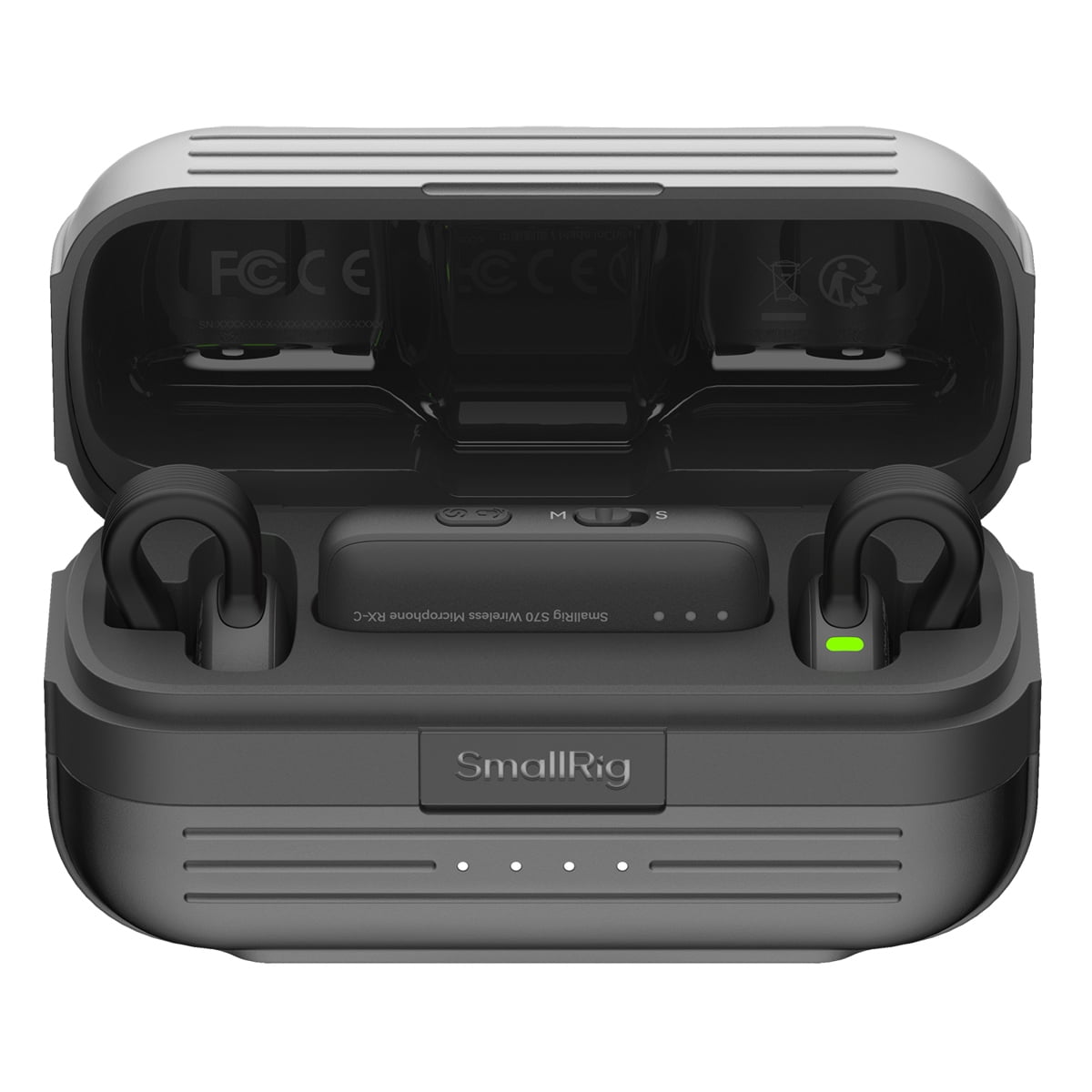 Small Rig Mic SmallRig S70-C2 Wireless Microphone System with Charging Case, Black ...