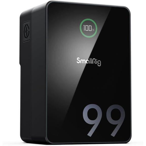 SmallRig V Mount Battery VB99 Pro, 6700mAh 99Wh 14.8V V-Mount Battery Support 100W PD USB-C Fast Charger, with D-TAP, Dual USB-C, Dual DC Port, USB-A, for Camera, Camcorder, Monitor, Filmmaker - 4292