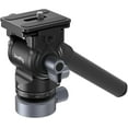 thumbnail image 1 of SmallRig Video Head with Leveling Base, Quick Release Plate for Arca Swiss and Adjustable Handle, Tripod Pan Tilt Head Fluid Head for Compact Cameras DSLR Cameras, Load up to 8.8lb/4kg-4170, 1 of 9