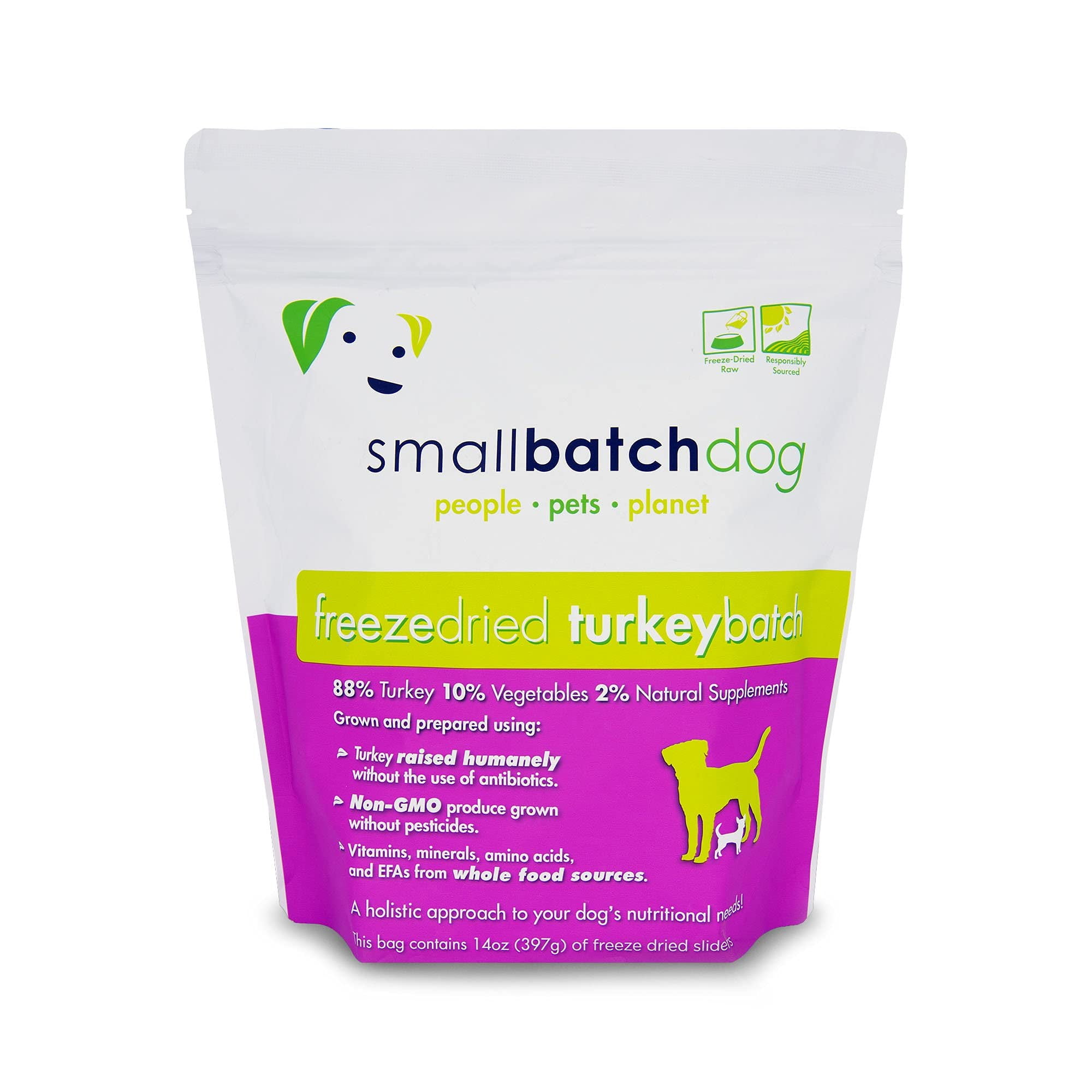 Smallbatch Pets FreezeDried Premium DHF10 Raw Food Diet for Recipe, 14