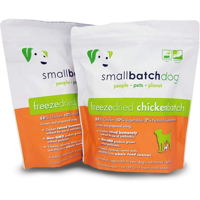 Smallbatch Pets FreezeDried Premium Raw Food Diet for Dogs, 2Pack