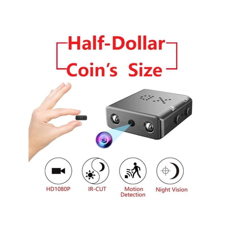 Smallest Hidden Spy Camera Werleo 1080P Mini Secret HD Conceal Nanny Video Recorder with Night Vision and Motion Detection Tiny Compact Covert Security Camera for Home Office Car Dash Inside Spying