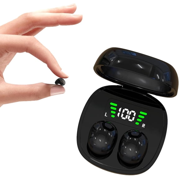 Smallest   Invisible Earbuds - Low Profile, , Discreet Mini Earbuds for Small Ear Canals