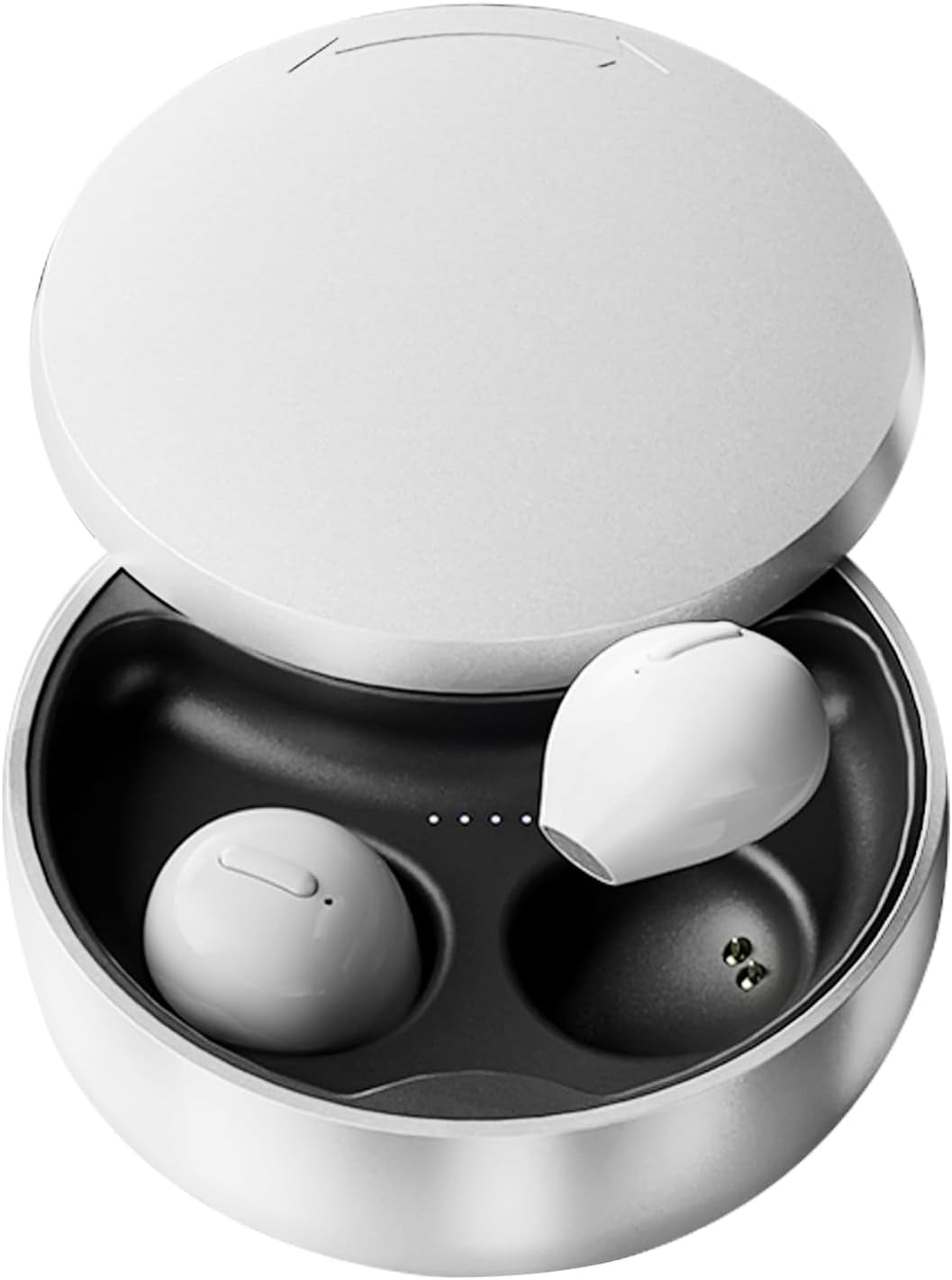 Smallest Invisible Earbuds Wireless Ear Buds Bluetooth in Ear Mini Discreet Small Tiny Earpiece Sleep Earbuds Hidden with Charging Case Headphones for Small Ears Work Sleeping Android
