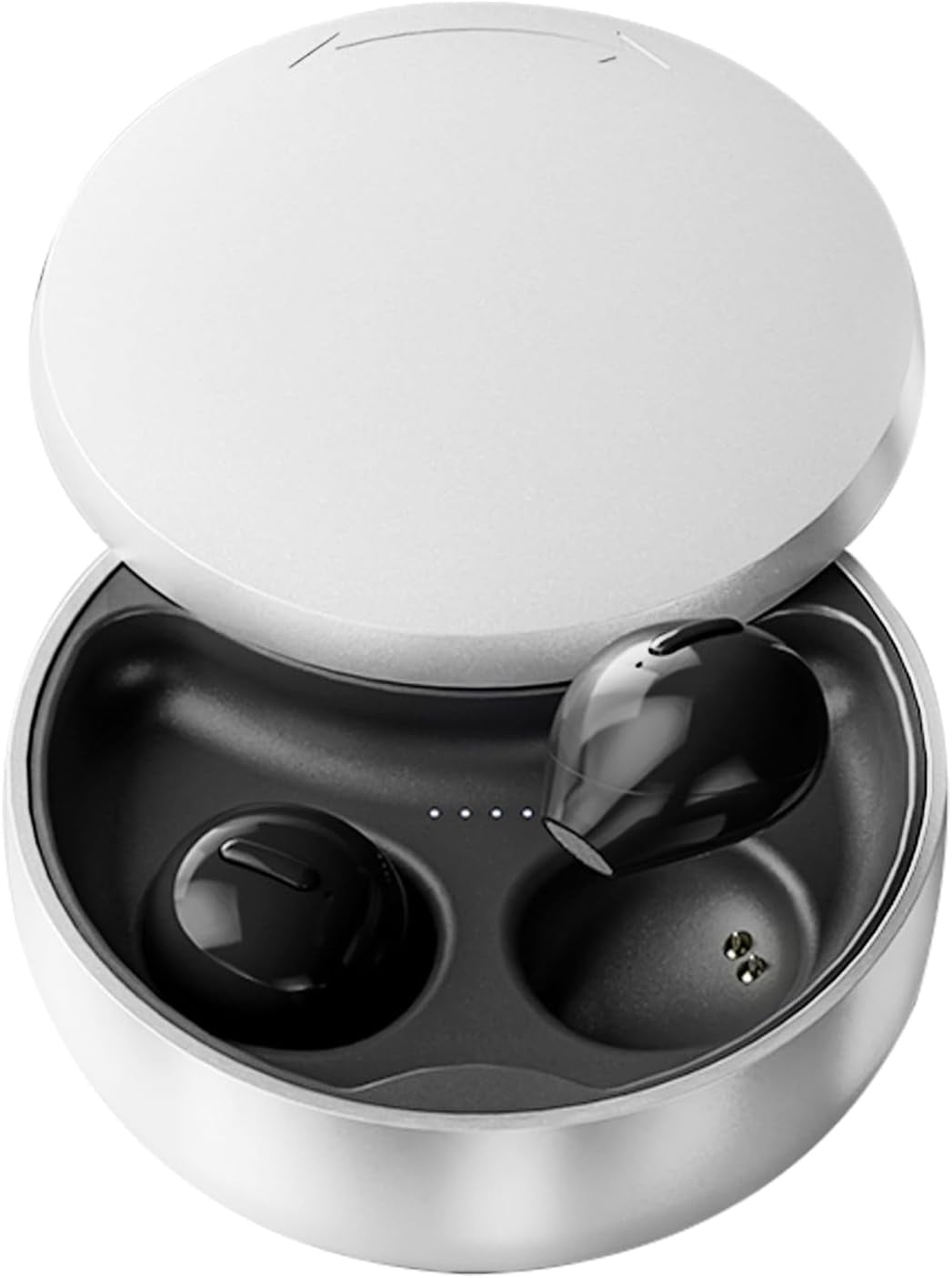 Smallest Invisible Earbuds Wireless Ear Buds Bluetooth in Ear Mini Discreet Small Tiny Earpiece Sleep Earbuds Hidden with Charging Case Headphones for Small Ears Work Sleeping Android