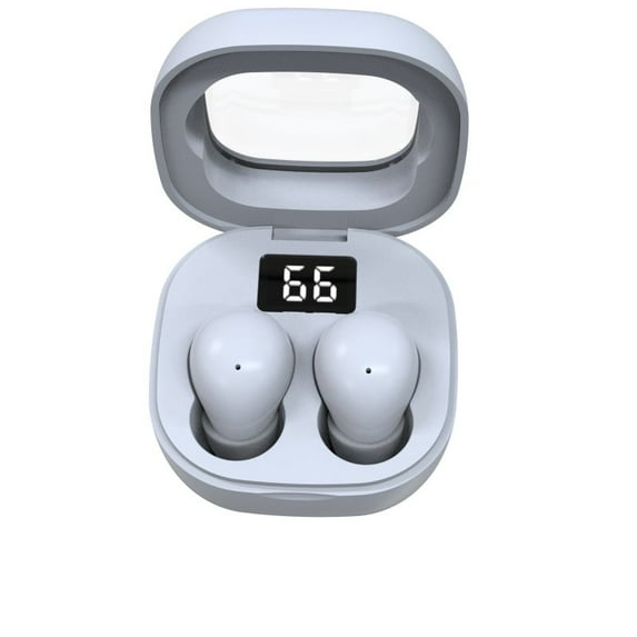 Smallest Invisible Mini Earbuds Wireless Bluetooth, Low Profile Micro Tiny Discreet Hidden Earbuds for Work,Invisible Sleep Wireless Earphone IPX6 Waterproof for Small Ear Canals(White)