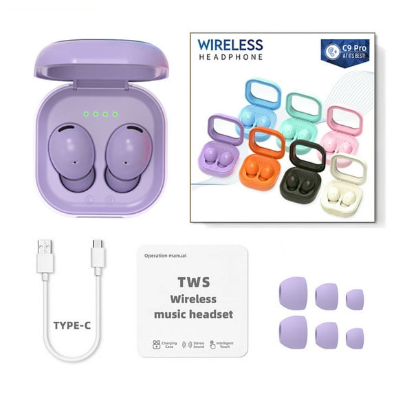 Smallest Invisible Mini Earbuds Wireless Bluetooth, Low Profile Micro Tiny Discreet Hidden Earbuds for Work, Small Headphones, Invisible Sleep Wireless Earphone IPX5 Waterproof