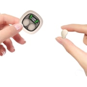 Smallest Wireless Bluetooth Invisible Earbuds - Low Profile, Micro, Discreet Mini Earbuds for Small Ear Canals - Spy Earpiece