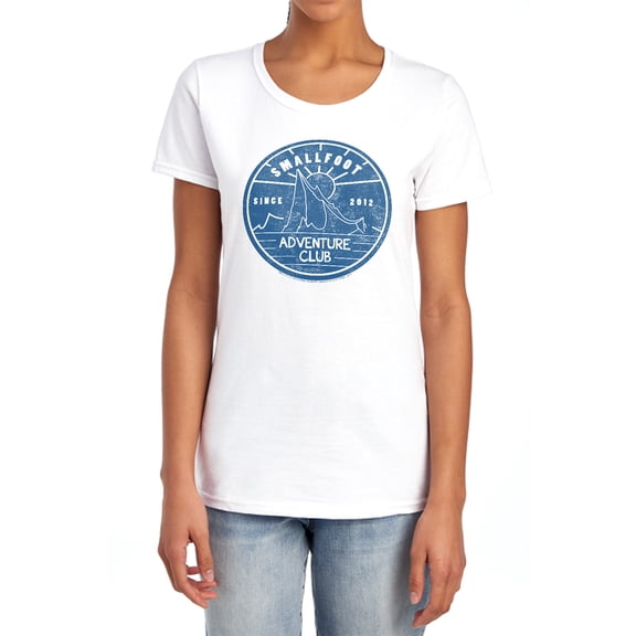 Smallfoot Adventure Club Women's T Shirt, White, 2X-Large