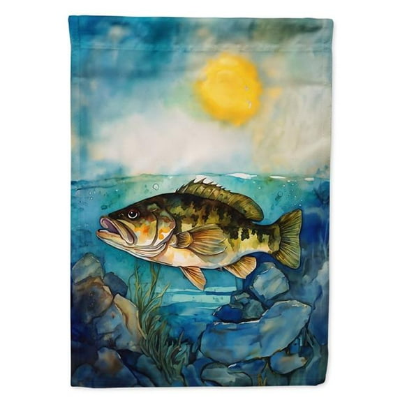Smallmouth Bass Garden Flag 11.25 in x 15.5 in