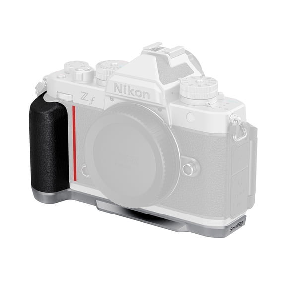 SmallRig L-Shaped Mount Plate with Silicone Handle for Nikon Z f Camera, Silver