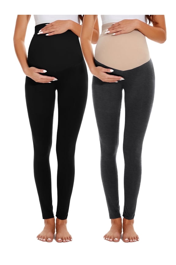 Women's Maternity Leggings Casual Pregnancy Pants Clothes