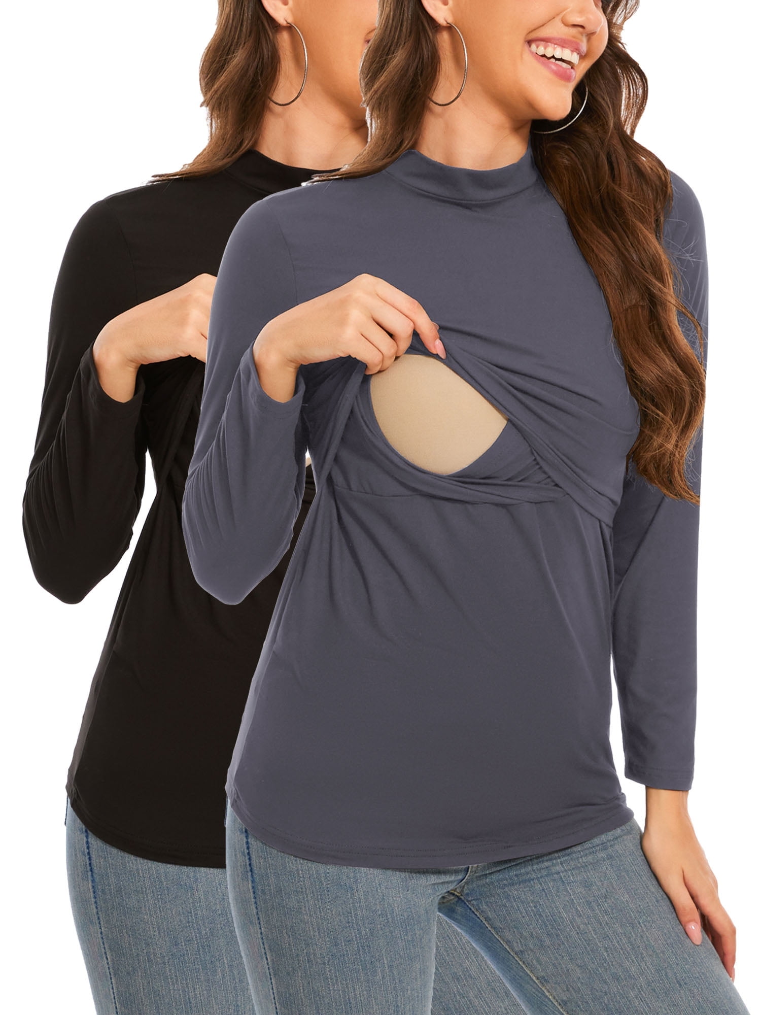 nursing turtleneck