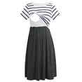 thumbnail image 1 of Women's Short Sleeve Maternity Nursing Dresses Breastfeeding Clothes, 1 of 6