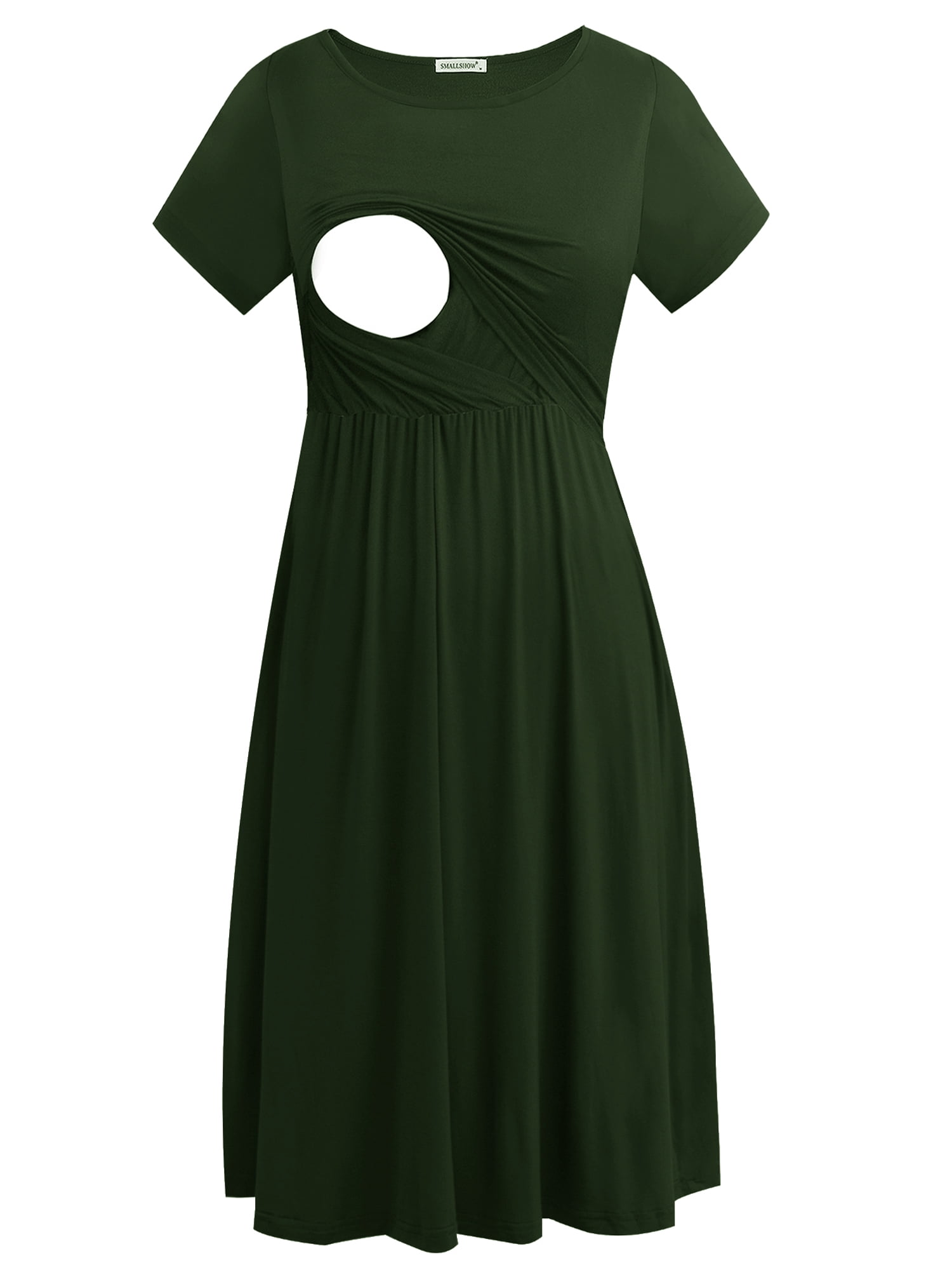 Smallshow Women's Short Sleeve Maternity Nursing Dresses for — free download