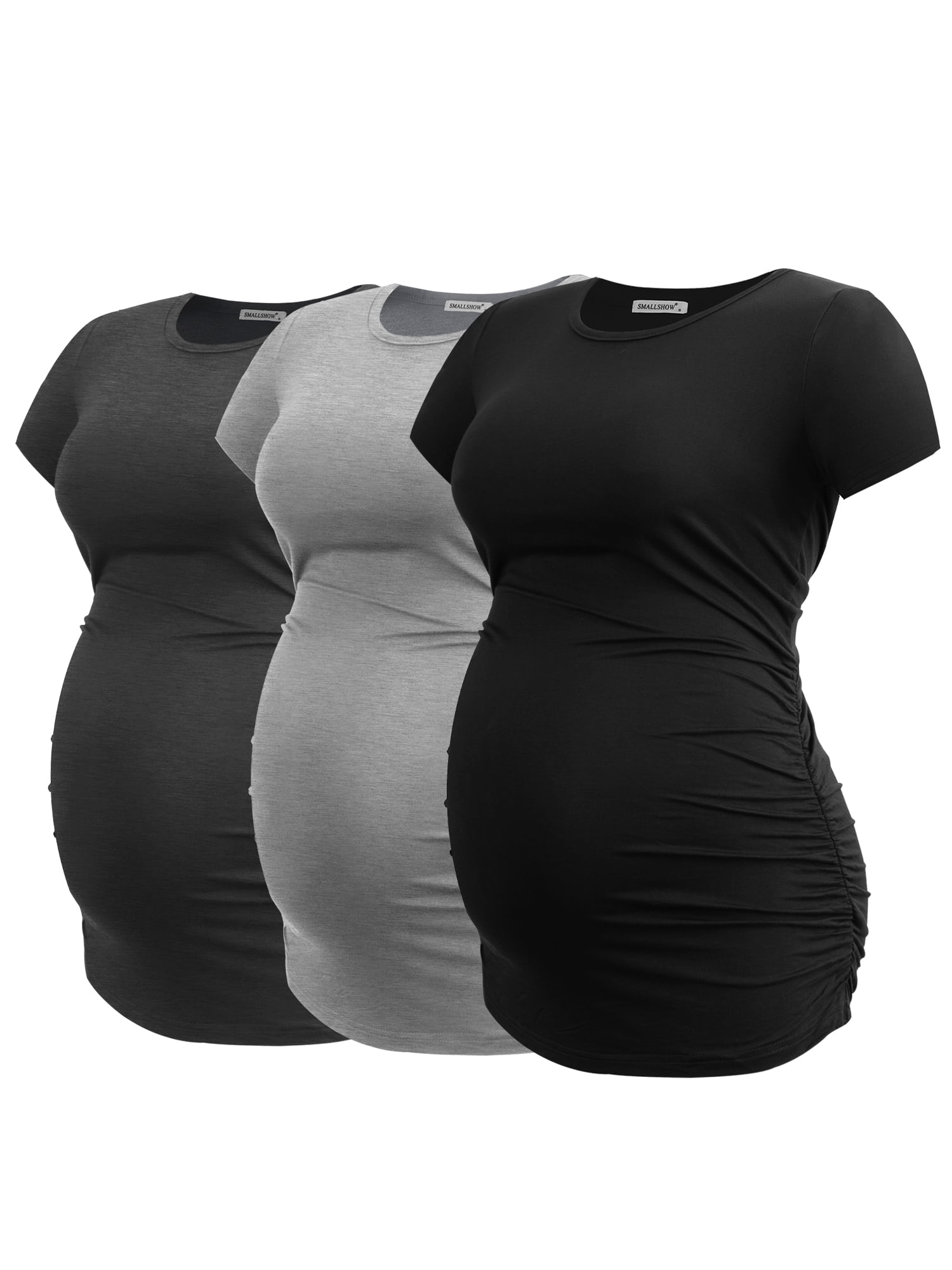 ToBeInStyle Women's Ruched V-Neck Tank Top - Cotton Knit Scoop Back Camisole - View #5