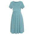thumbnail image 1 of Women's Summer Dress Casual Short Sleeve Dress with Pockets, 1 of 5