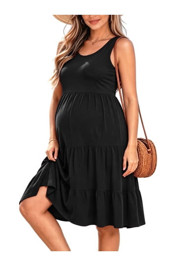 Shop Black Scoop Neck Tank Dresses in Casual and Summer Styles