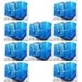 thumbnail image 1 of Smallzonex 10 Pack Large Blue Frakta Reusable Shopping Bags - Heavy Duty Storage  Travel Tote, 1 of 8