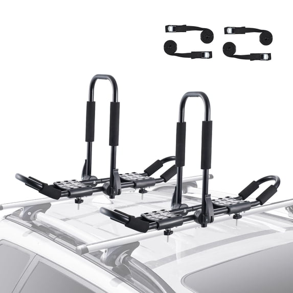 Smallzonex 2-in-1 Kayak Roof Rack Carrier for SUV and Car - Soft Roof ...