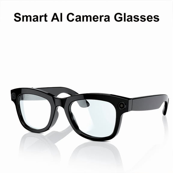 [Smart 1080P Video Glasses] Smart 1080P Video Glasses - 4K Camera, Real-Time Translation in 163 Languages, Wireless Music and Calls, Suitable for Travel, Cycling and Office