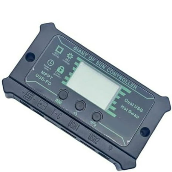 Smart 10A40A Solar Charge Controller With Dual Usb Ports For Solar Applications