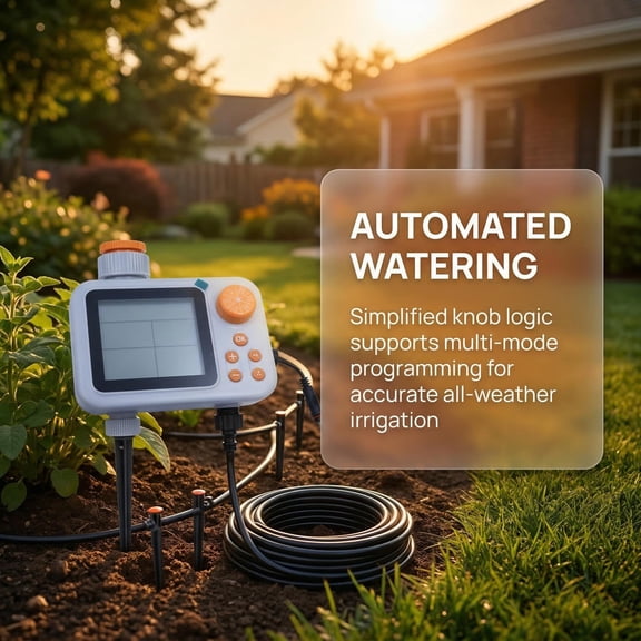 Smart 15-Pot Automatic Watering System  Indoor Automatic Watering Kit with Programmable Timer and Humidity Sensor  Drip Irrigation System for Potted Plants While You're Away