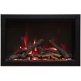 thumbnail image 1 of Smart 26” Fireplace – includes a steel trim, glass inlay, 10 piece log set with remote and cord, 1 of 2