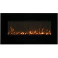 thumbnail image 1 of Smart 26" Flush Mount fireplace with Black Glass Surround, Log set, 1 of 6